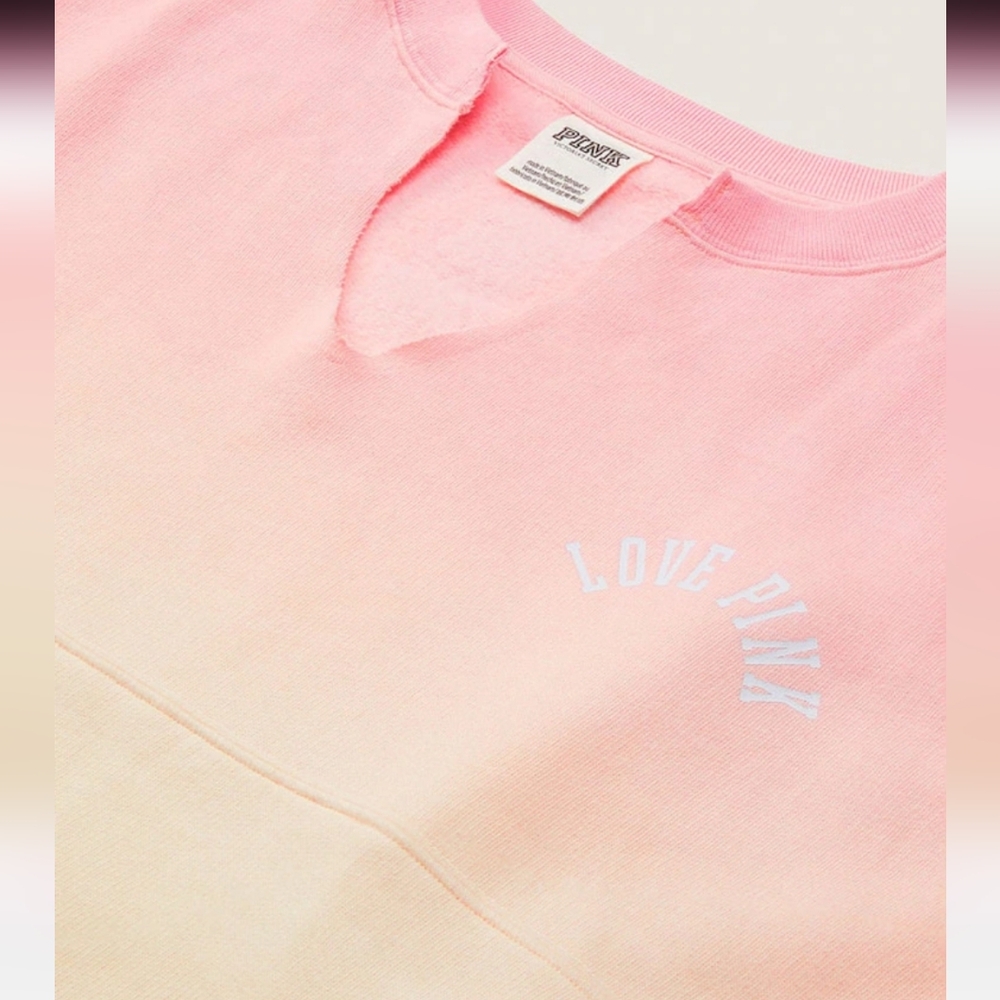 Victoria's Secret Pink Gradient Sweatshirt - Picture 4 of 8